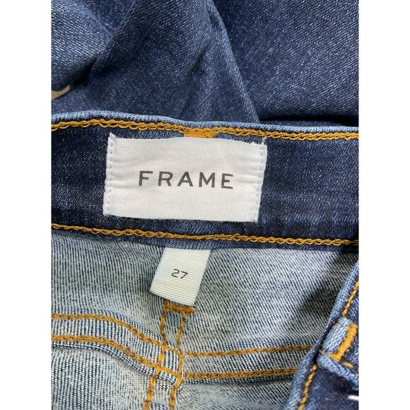 Frame Classic Blue Le High Straight Size 27 Denim Jeans - Picture 4 of 6